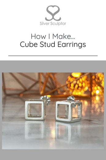 How I Make... Cube Stud Earrings