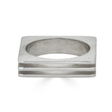 Square Layer Ring in Sterling Silver