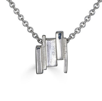 Sterling Silver Iceland Inspired Necklace