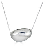 Sterling Silver Pebble Necklace - Medium