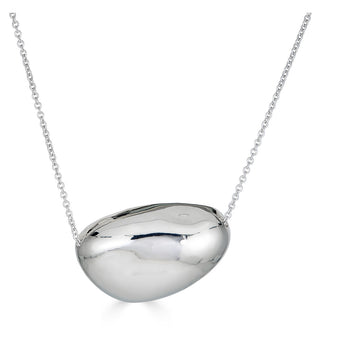 Sterling Silver Pebble Necklace - Medium