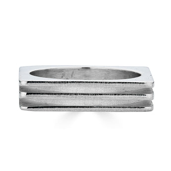 Square Layer Ring in Sterling Silver