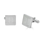 Sterling Silver Engraved Monogrammed Cufflinks