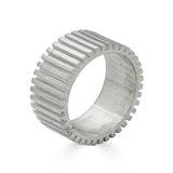 Cigar Layer Ring in Sterling Silver