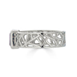 Rose de France Lattice Ring