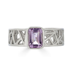 Rose de France Lattice Ring